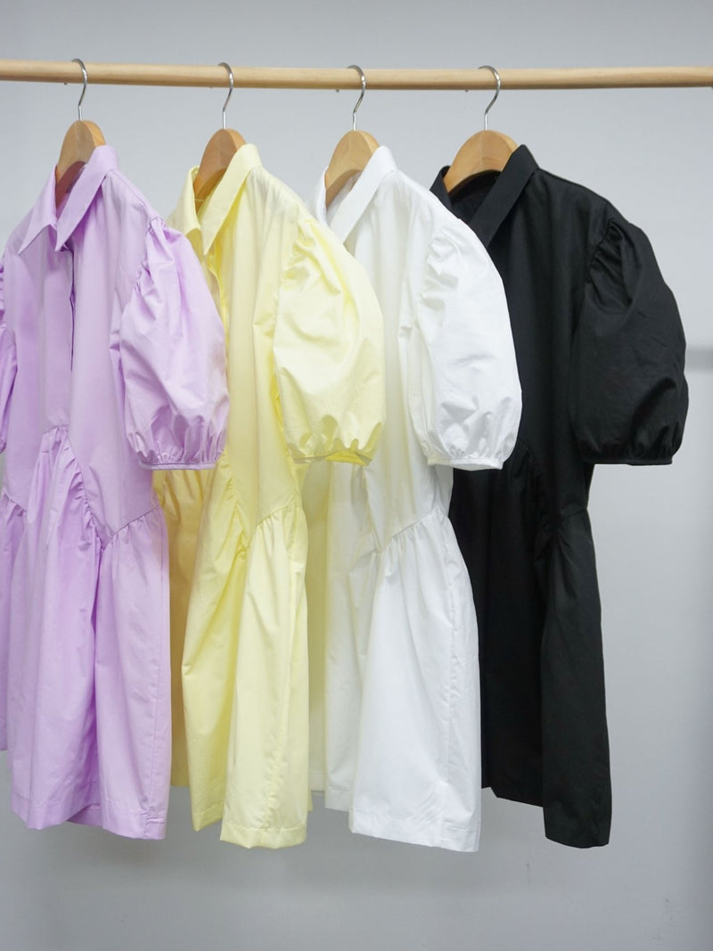 CECILE BALLOON SLEEVE COTTON SHIRT