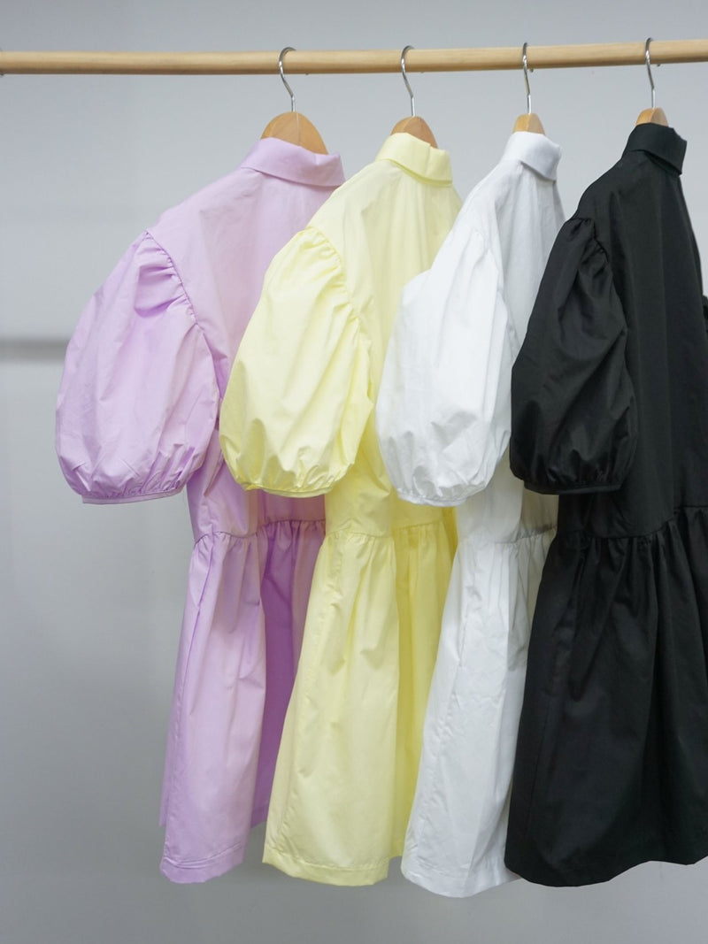 CECILE BALLOON SLEEVE COTTON SHIRT