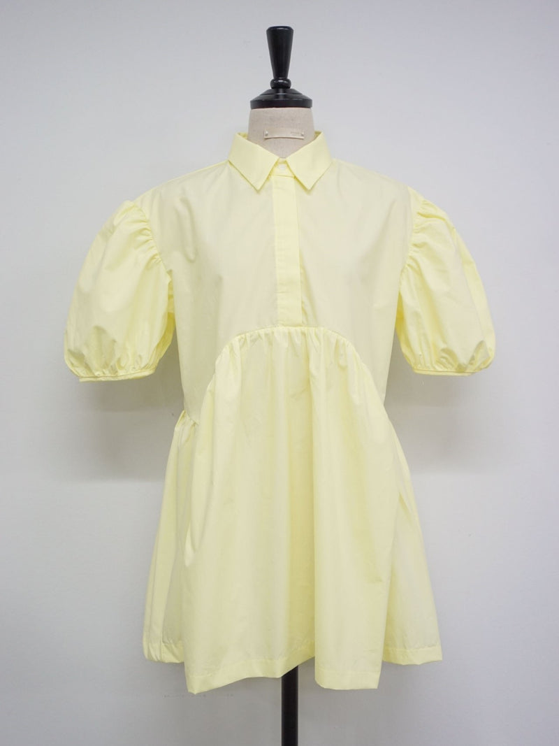 CECILE BALLOON SLEEVE COTTON SHIRT