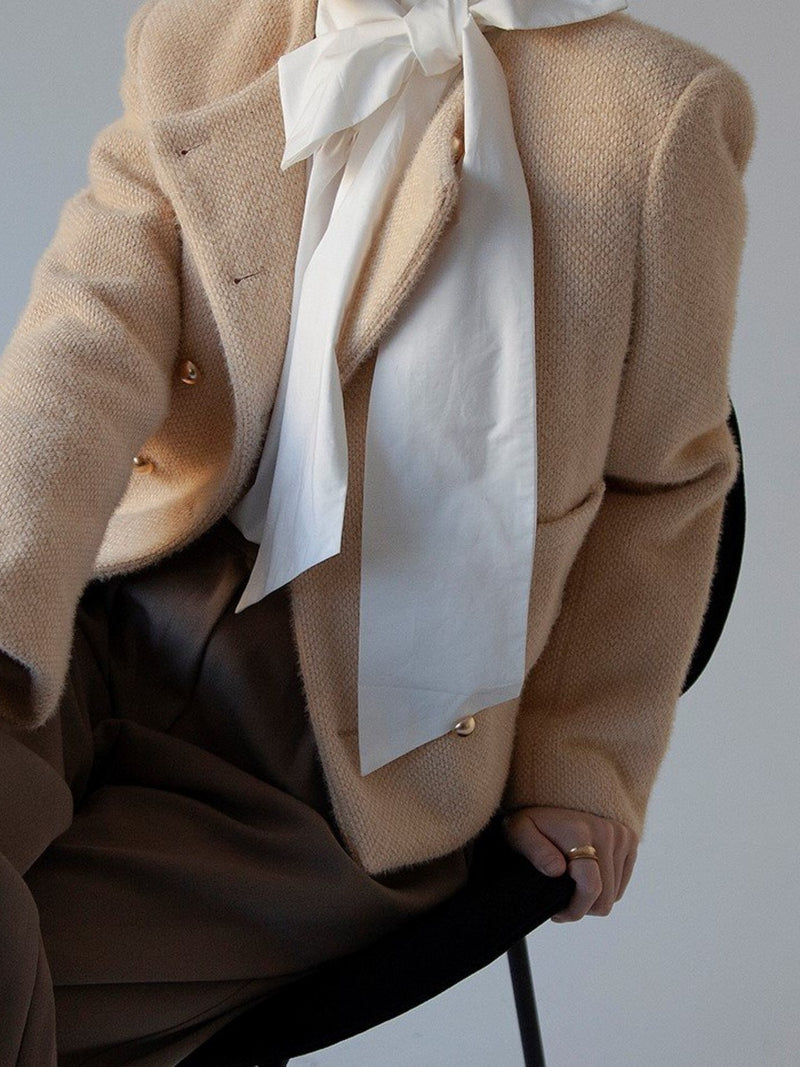 CHASER TWEED BUTTON DETAIL JACKET