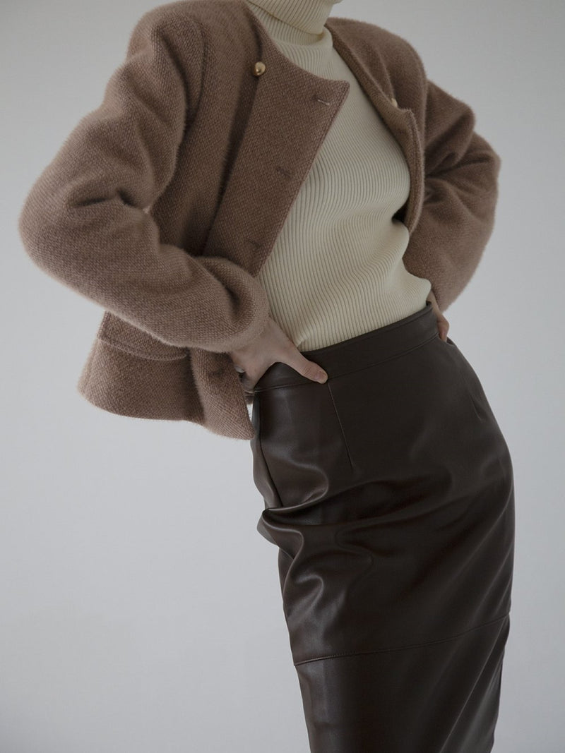 CHASER TWEED BUTTON DETAIL JACKET