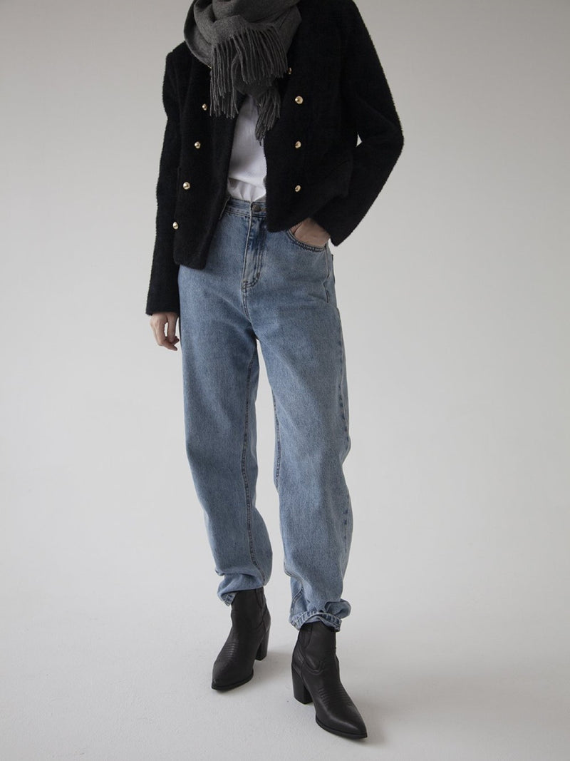 CHASER TWEED BUTTON DETAIL JACKET
