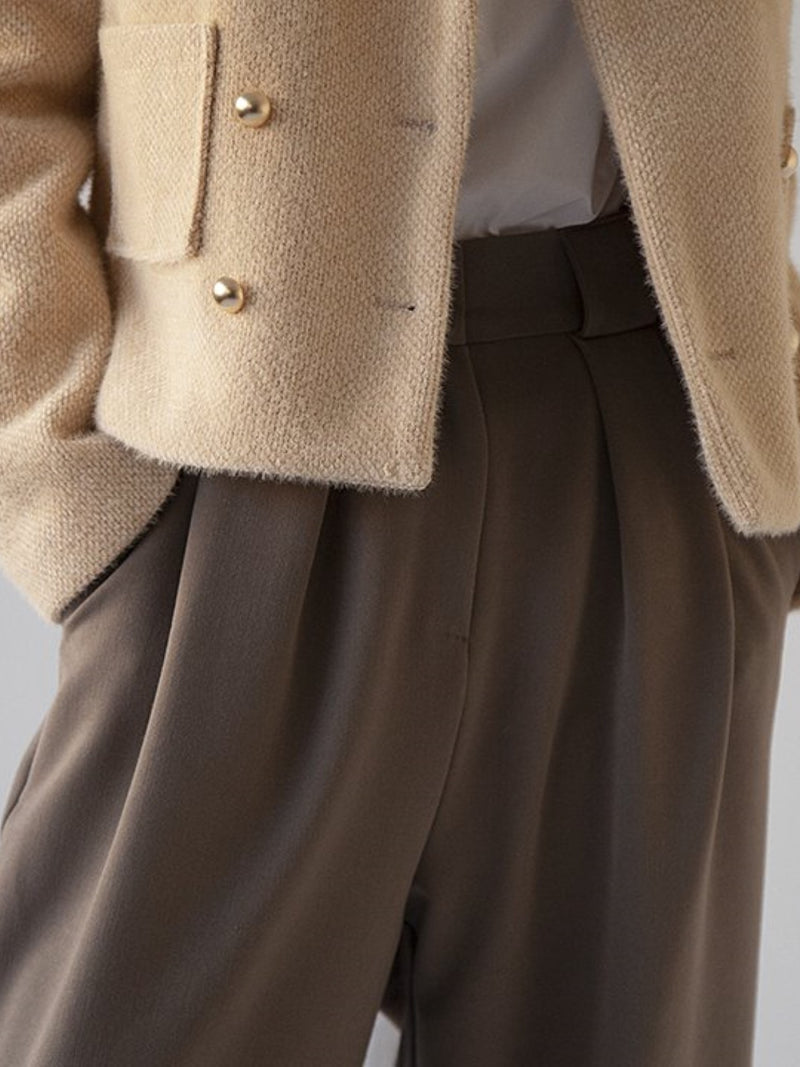 CHASER TWEED BUTTON DETAIL JACKET