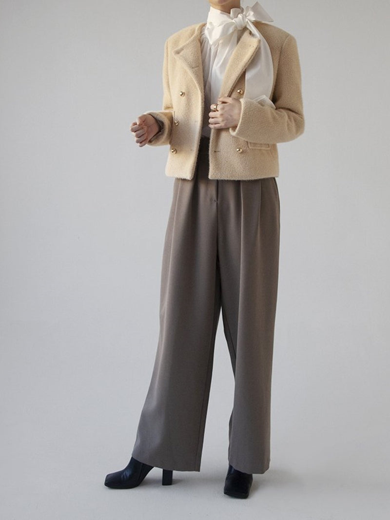 CHASER TWEED BUTTON DETAIL JACKET