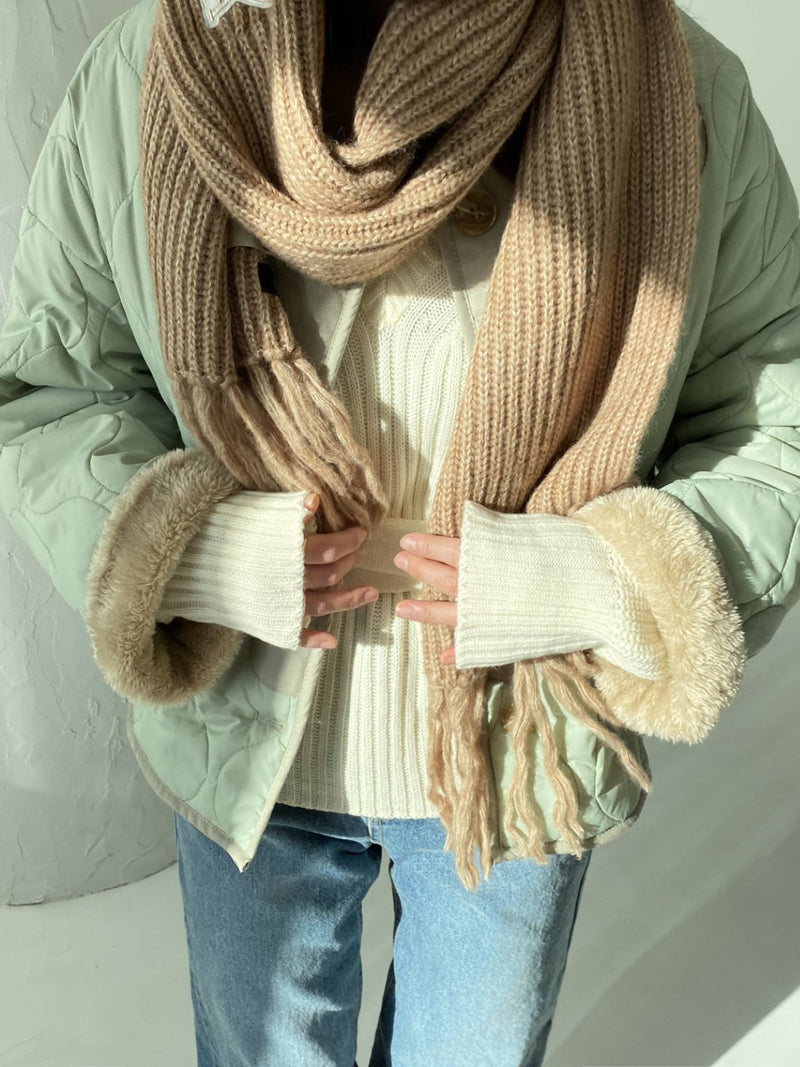 CHUNKY WOOLEN SCARF