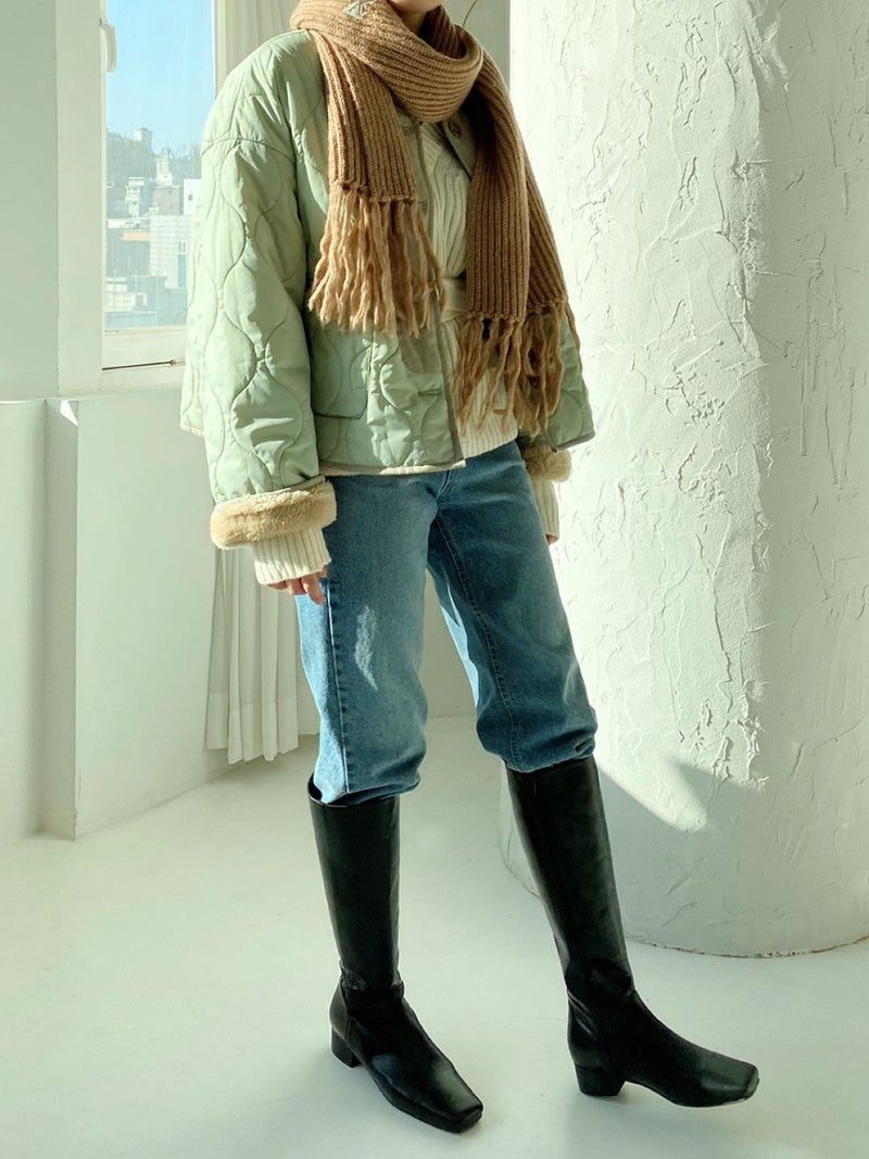 CHUNKY WOOLEN SCARF