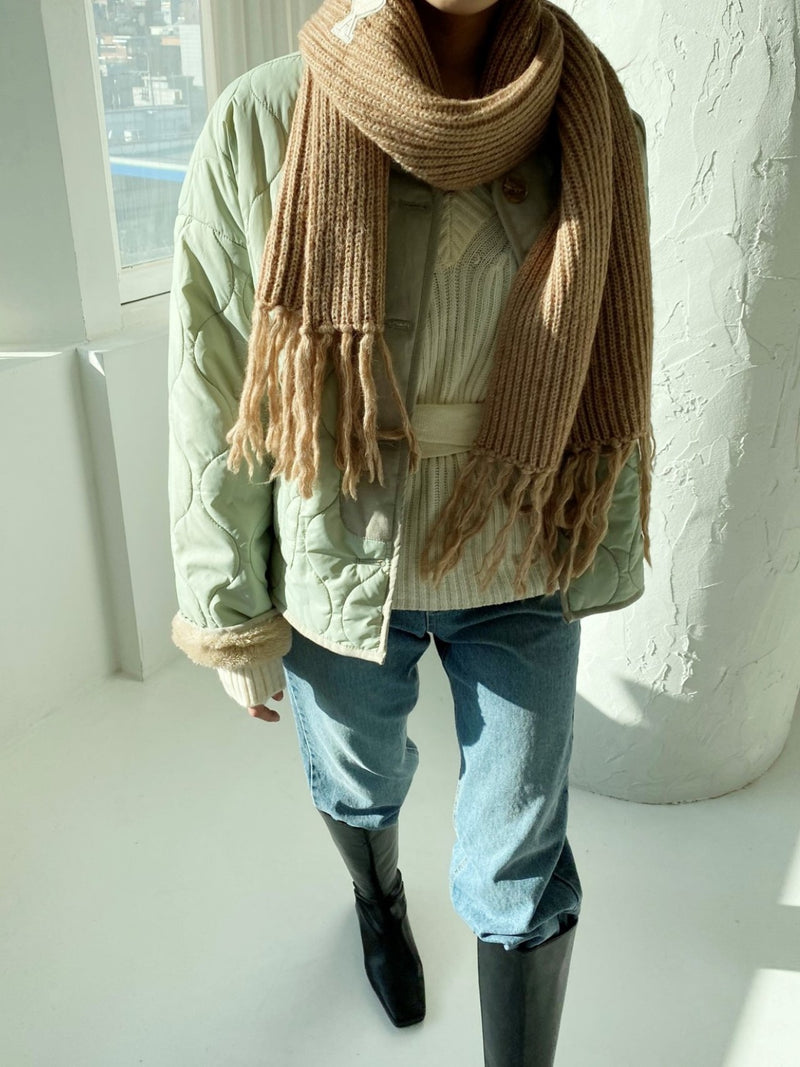 CHUNKY WOOLEN SCARF