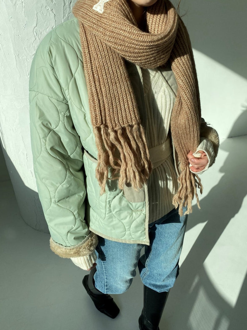 CHUNKY WOOLEN SCARF