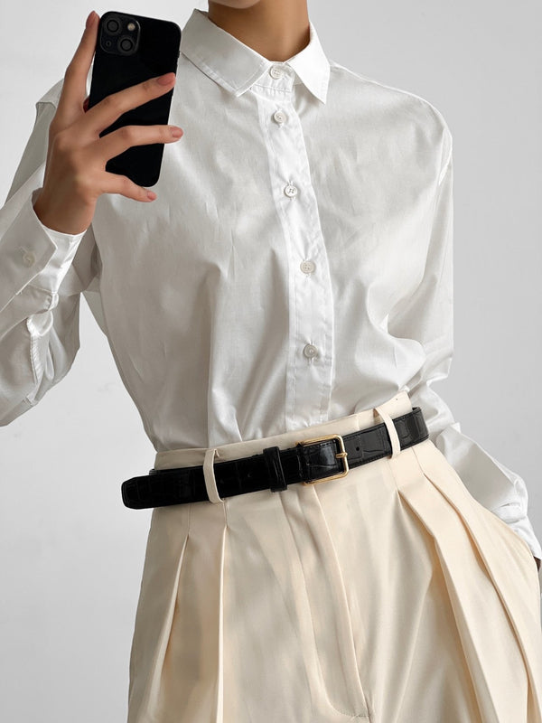 CLASSIC COTTON BLOUSE