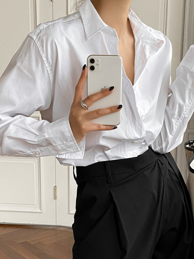 CLASSIC COTTON BLOUSE