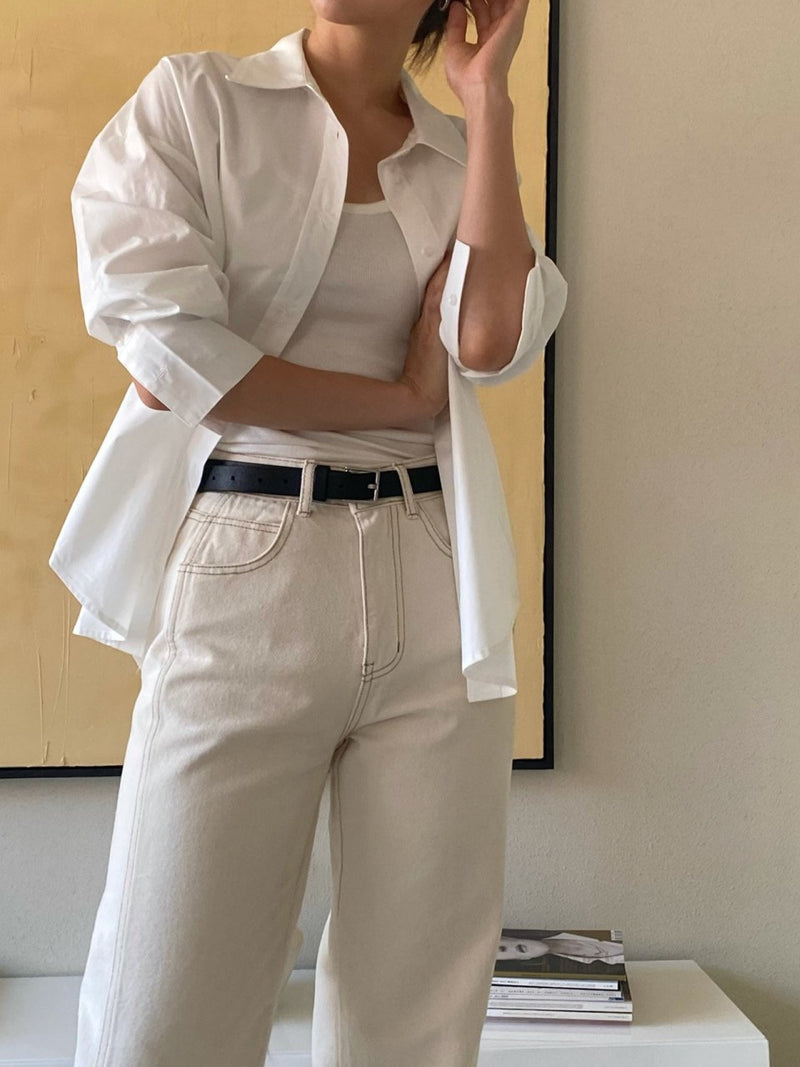 CLASSIC DENIM TROUSERS