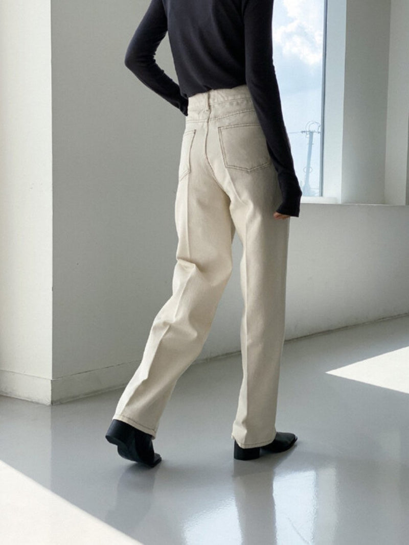 CLASSIC DENIM TROUSERS