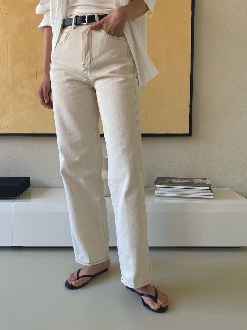 CLASSIC DENIM TROUSERS