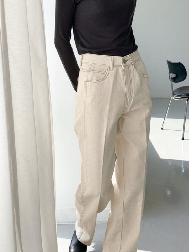 CLASSIC DENIM TROUSERS