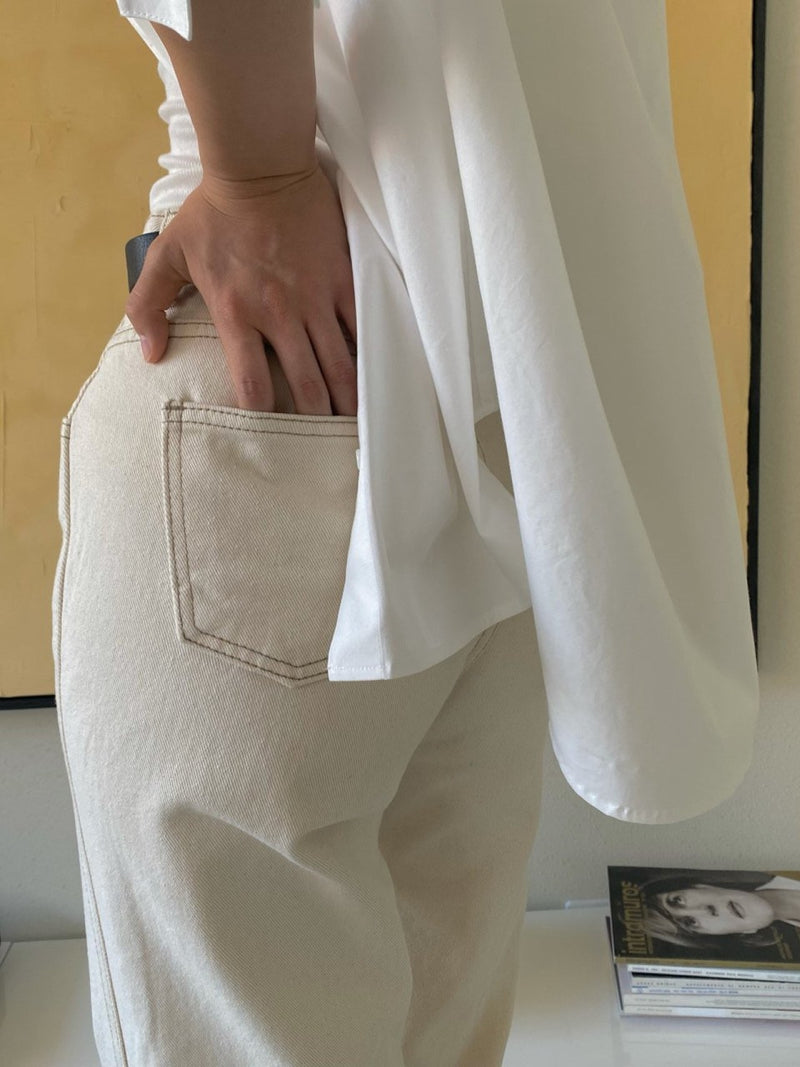 CLASSIC DENIM TROUSERS
