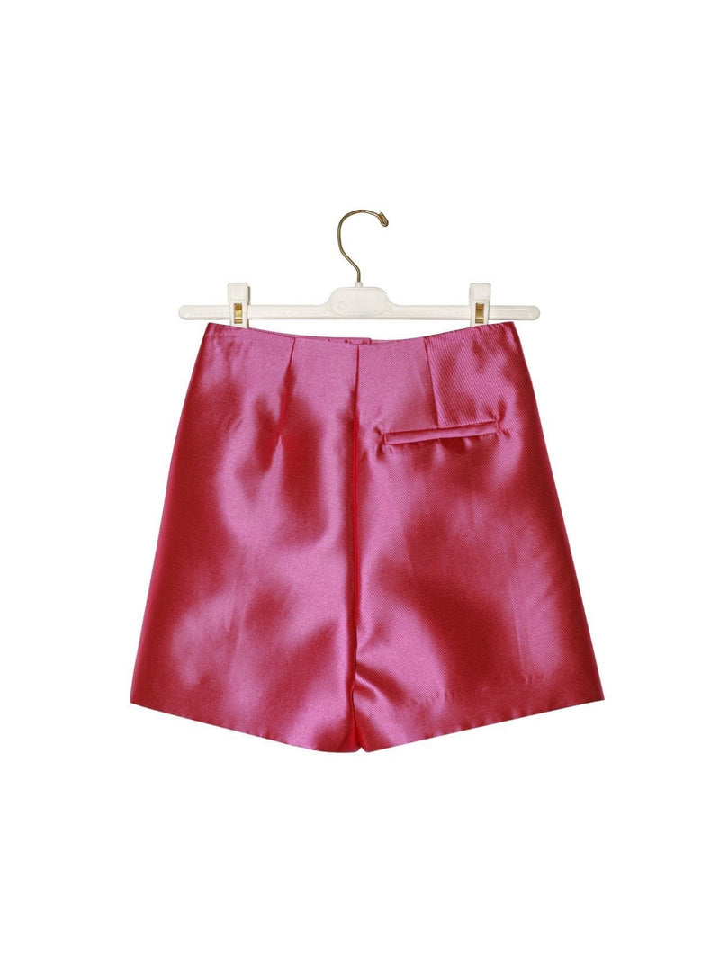 CLASSIC HIGH WAISTED SATIN SHORTS