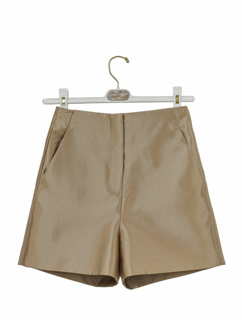 CLASSIC HIGH WAISTED SATIN SHORTS
