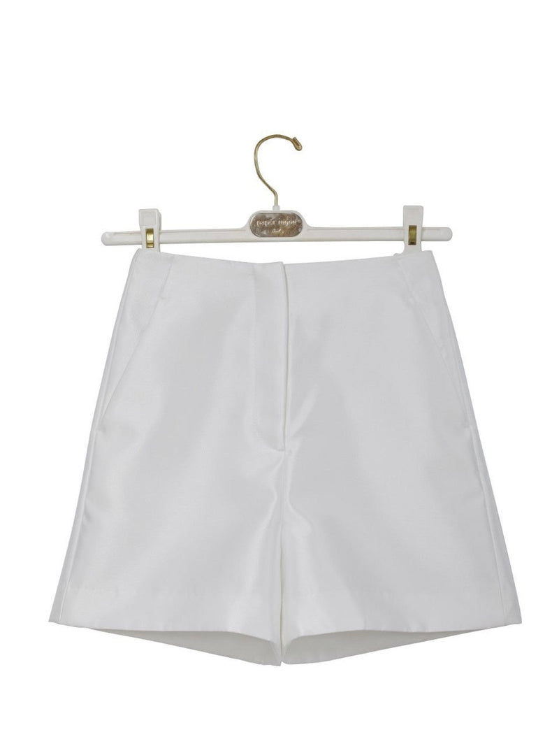 CLASSIC HIGH WAISTED SATIN SHORTS