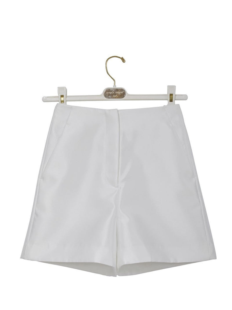 CLASSIC HIGH WAISTED SATIN SHORTS
