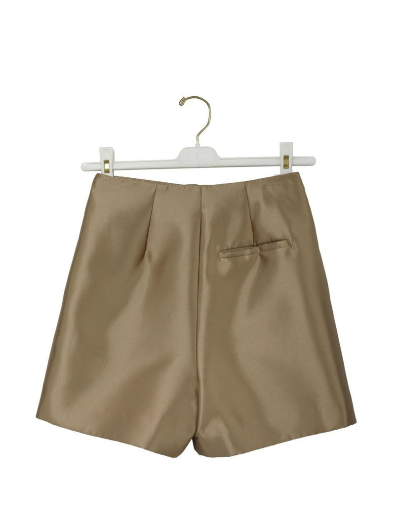 CLASSIC HIGH WAISTED SATIN SHORTS