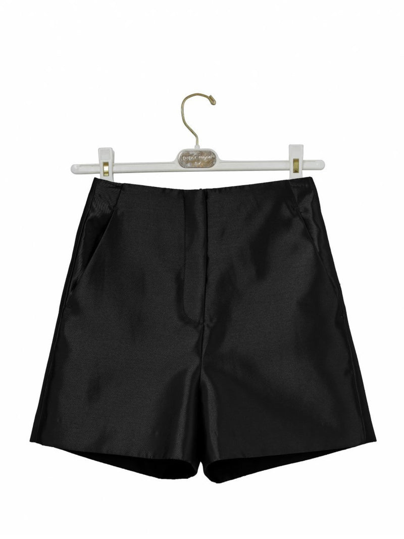 CLASSIC HIGH WAISTED SATIN SHORTS