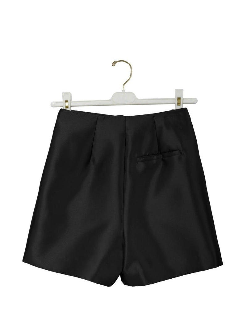 CLASSIC HIGH WAISTED SATIN SHORTS