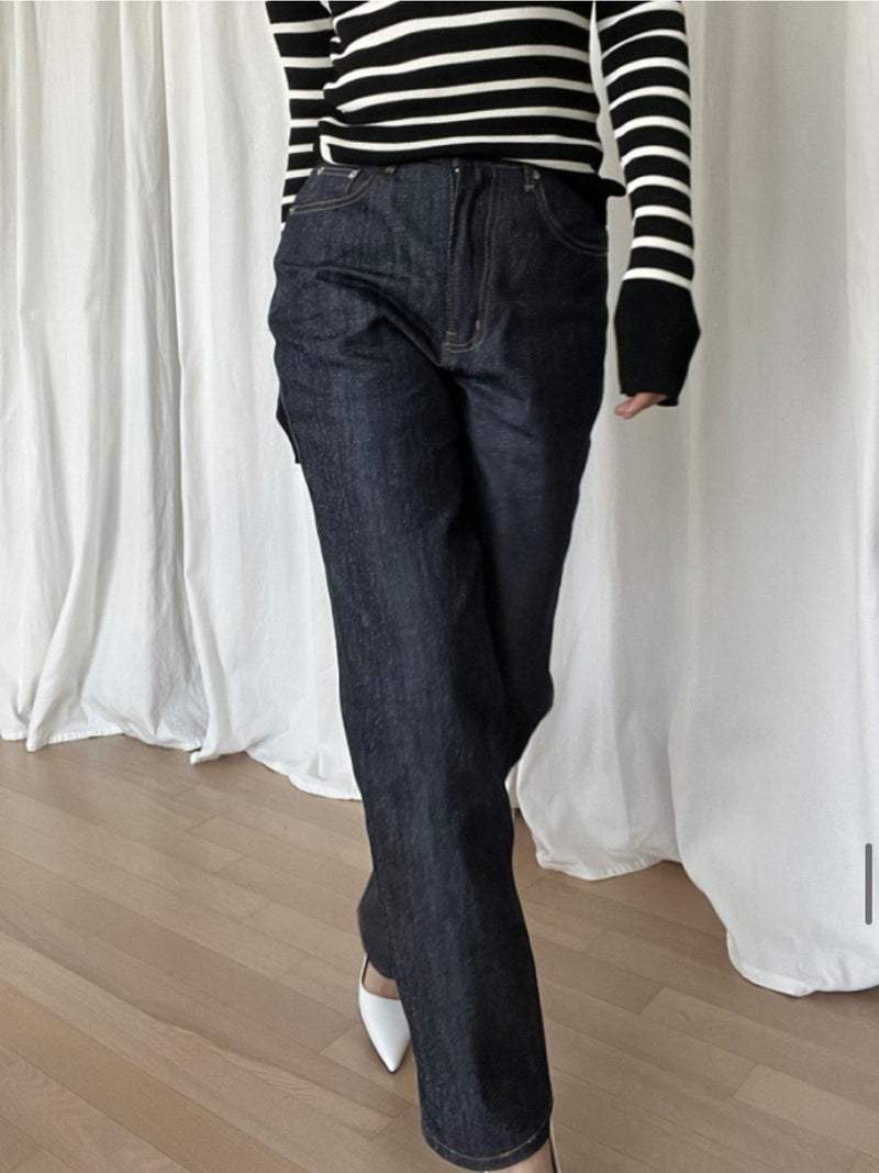 CLASSIC INDIGO DENIM JEANS