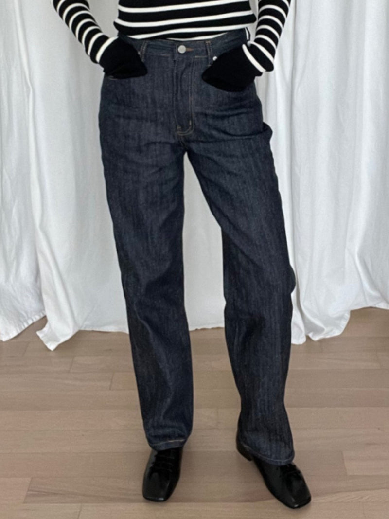 CLASSIC INDIGO DENIM JEANS