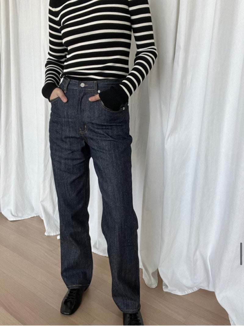 CLASSIC INDIGO DENIM JEANS