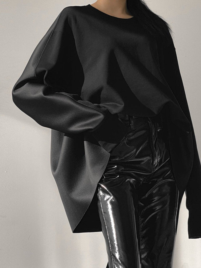 CLASSIC PATENT LEATHER TROUSERS