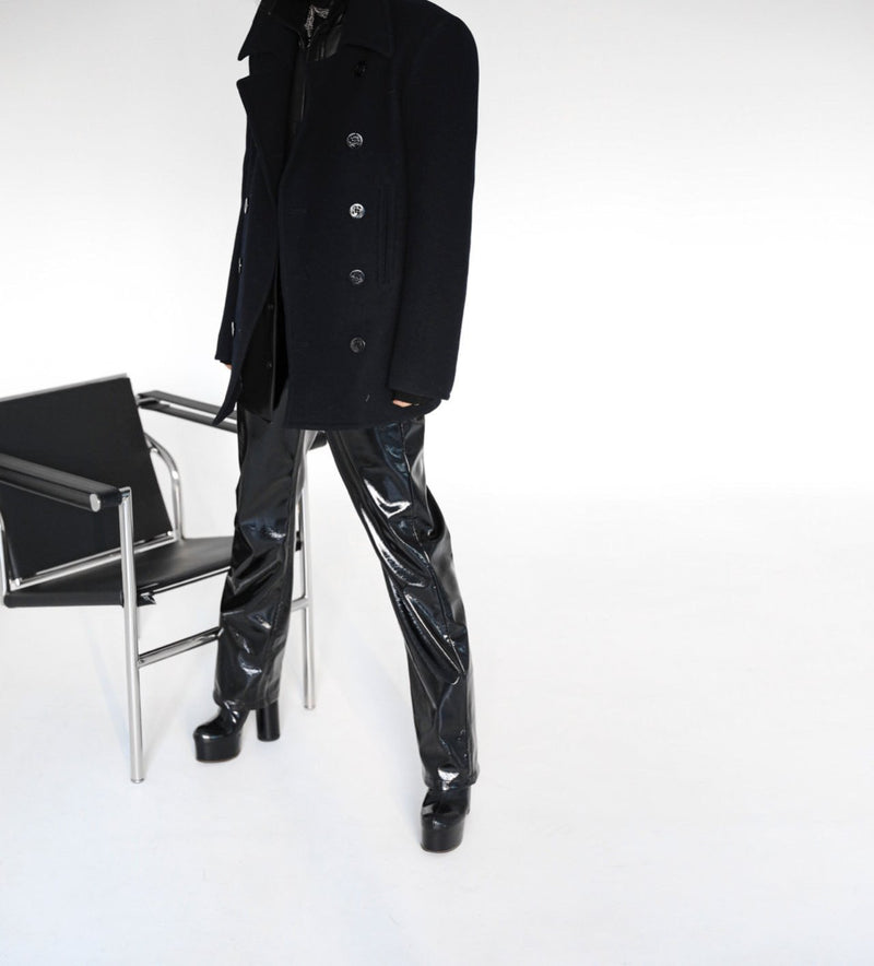 CLASSIC PATENT LEATHER TROUSERS