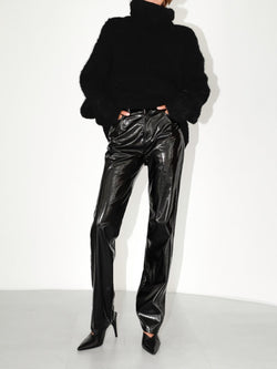 CLASSIC PATENT LEATHER TROUSERS