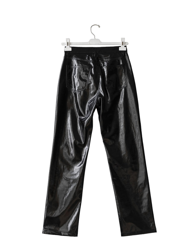 CLASSIC PATENT LEATHER TROUSERS