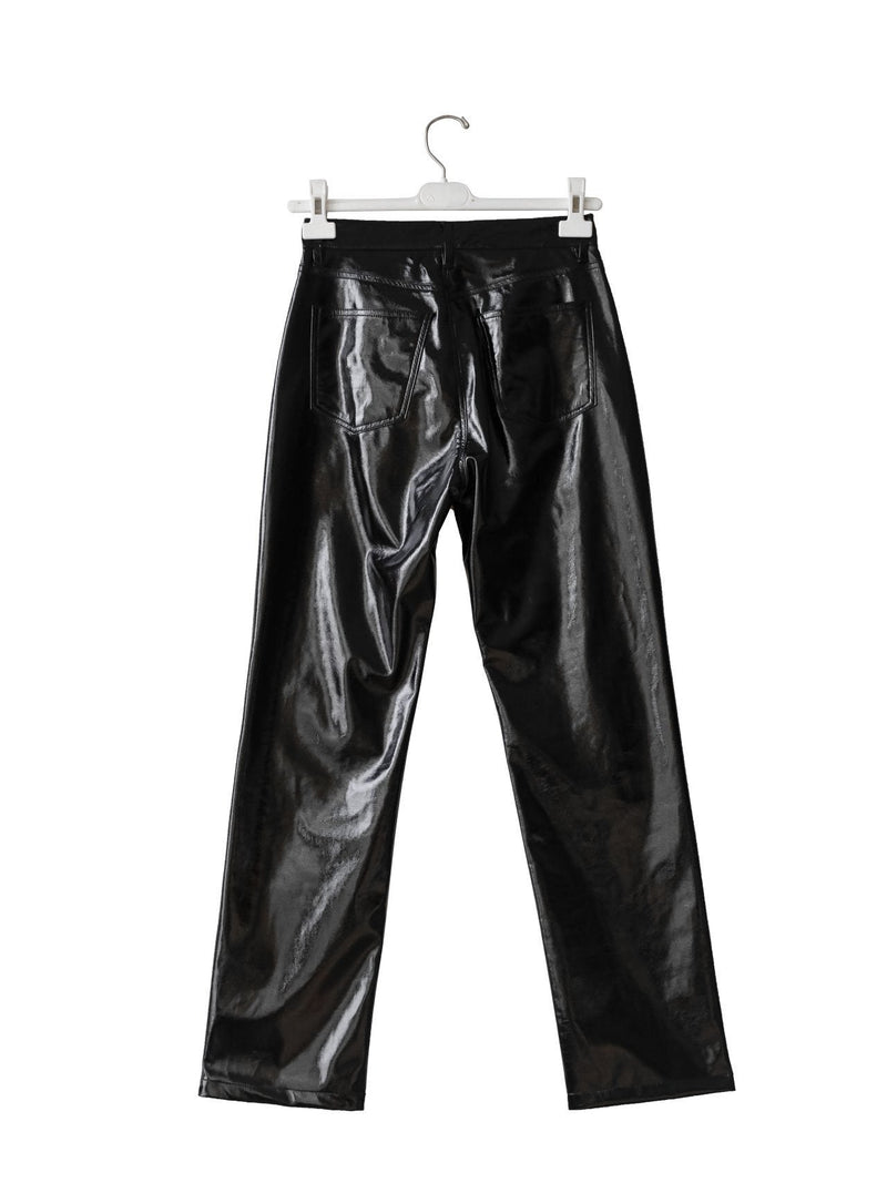 CLASSIC PATENT LEATHER TROUSERS