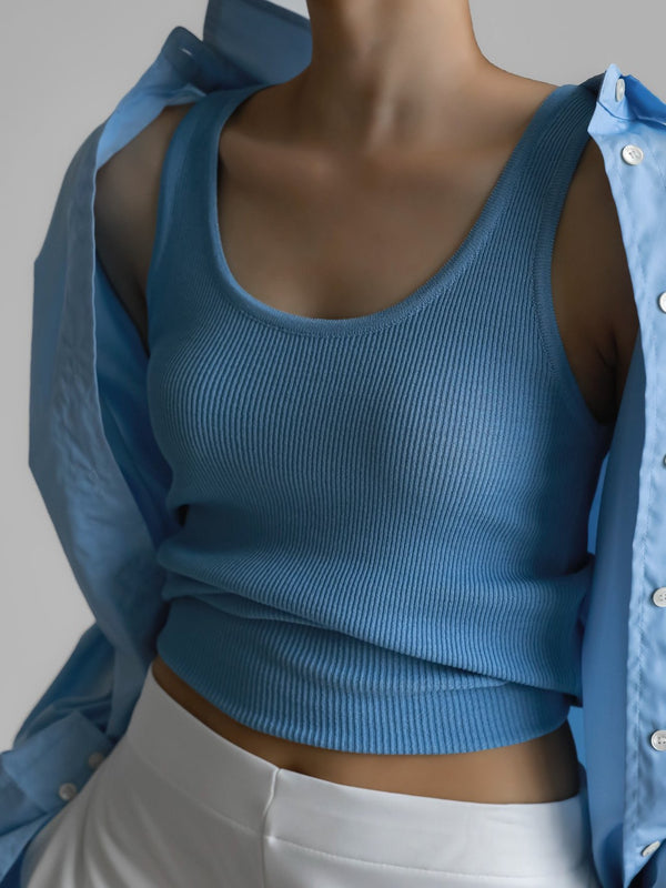 CLASSIC RIBBED KNIT TANK
