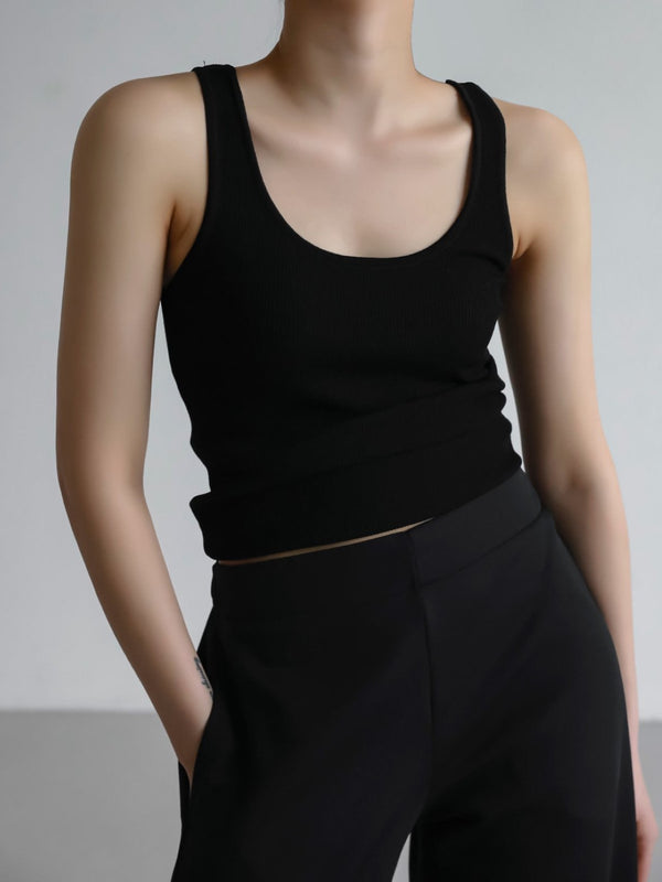 CLASSIC RIBBED KNIT TANK
