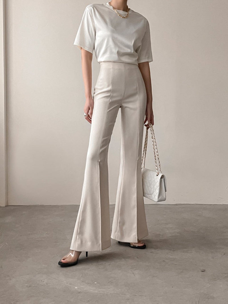 CLASSIC SILKY HALF SLEEVE TOP