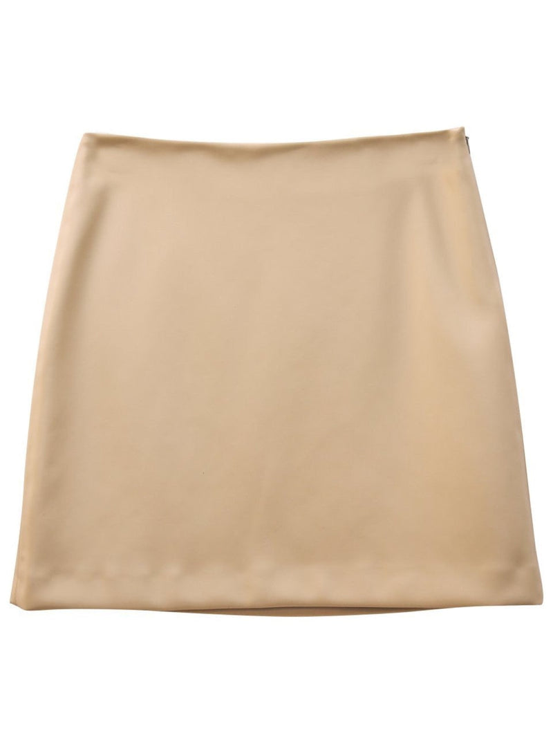 CLASSIC VEGAN LEATHER MINI SKIRT
