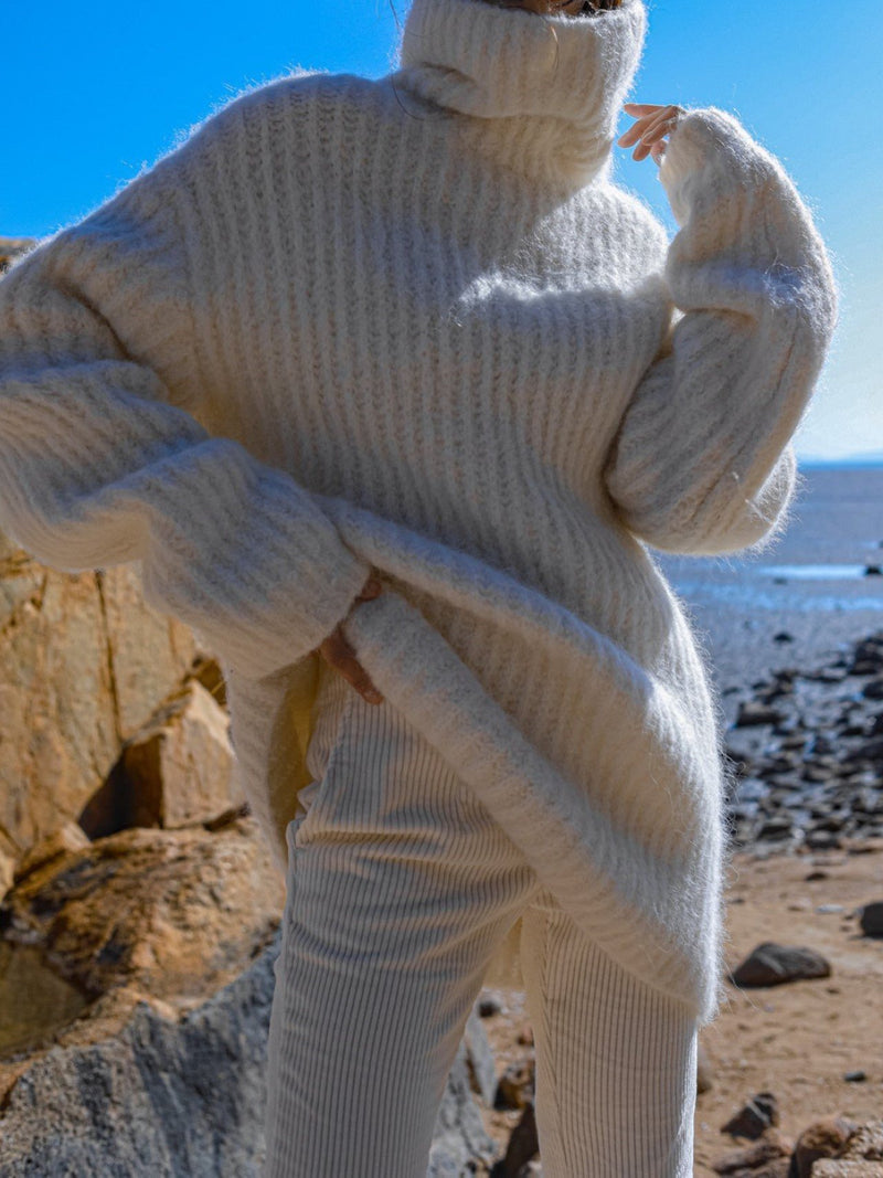 CORDUROY FLARED TROUSERS