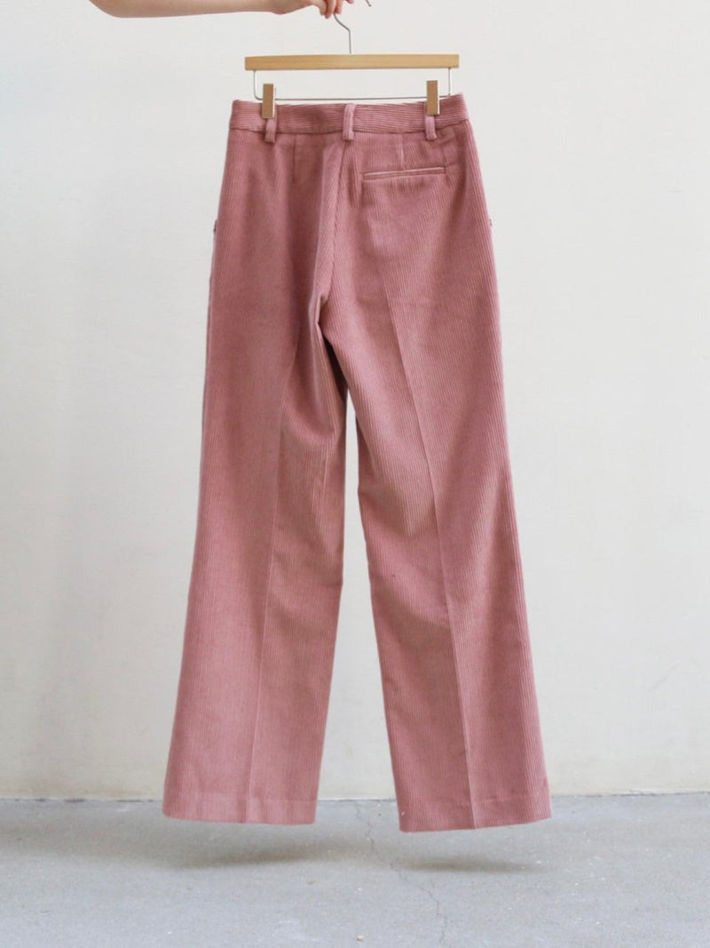CORDUROY SEMI WIDE PANTS