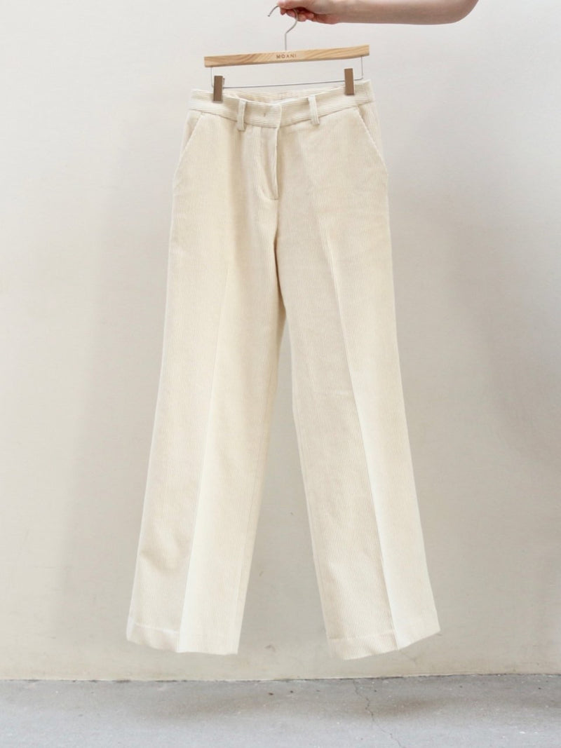 CORDUROY SEMI WIDE PANTS