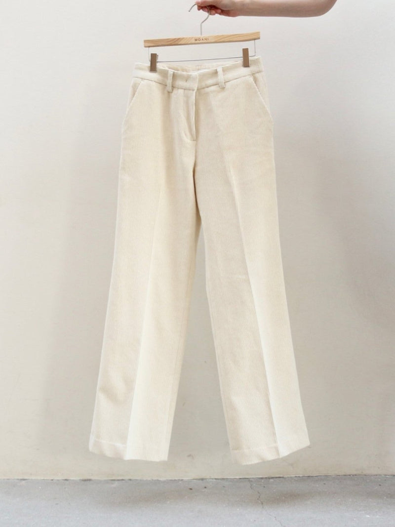 CORDUROY SEMI WIDE PANTS