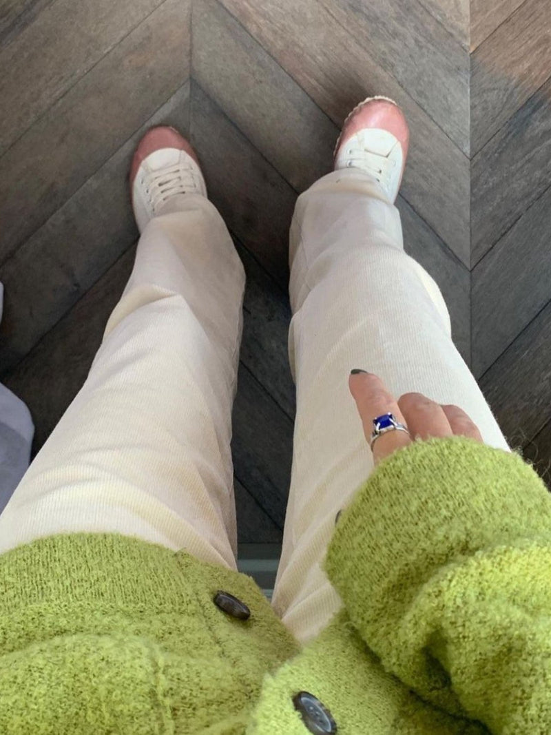CORDUROY SEMI WIDE PANTS