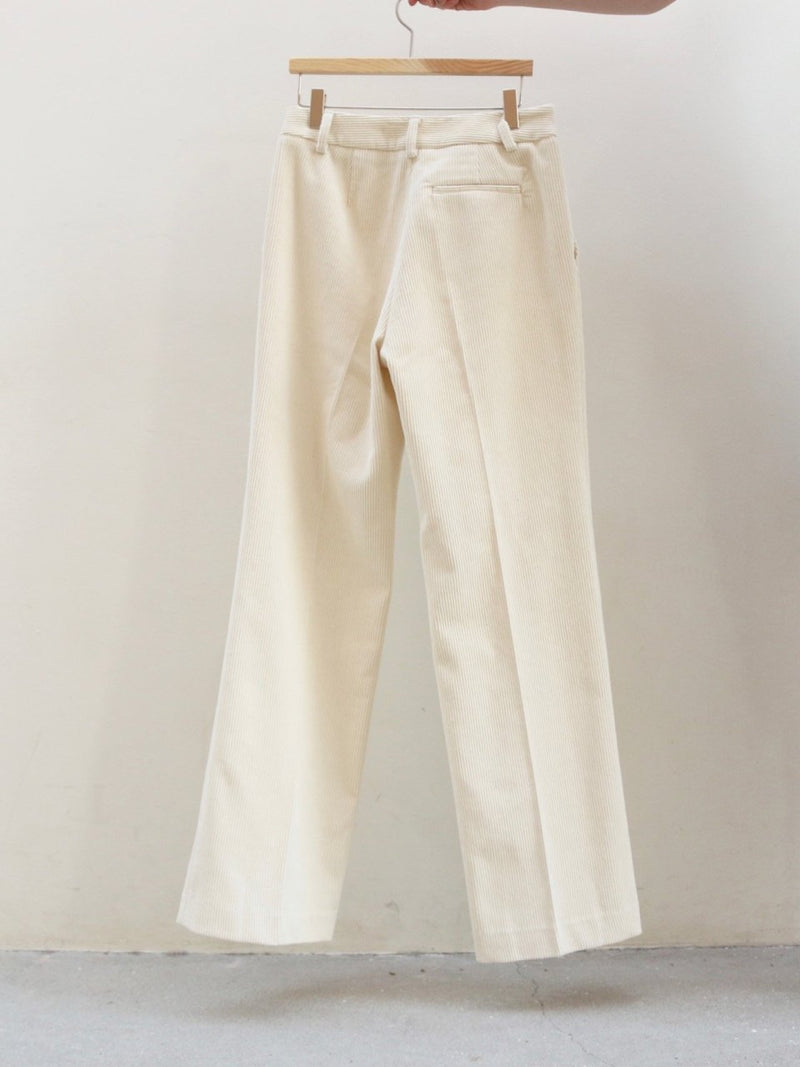 CORDUROY SEMI WIDE PANTS