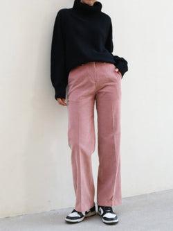CORDUROY SEMI WIDE PANTS