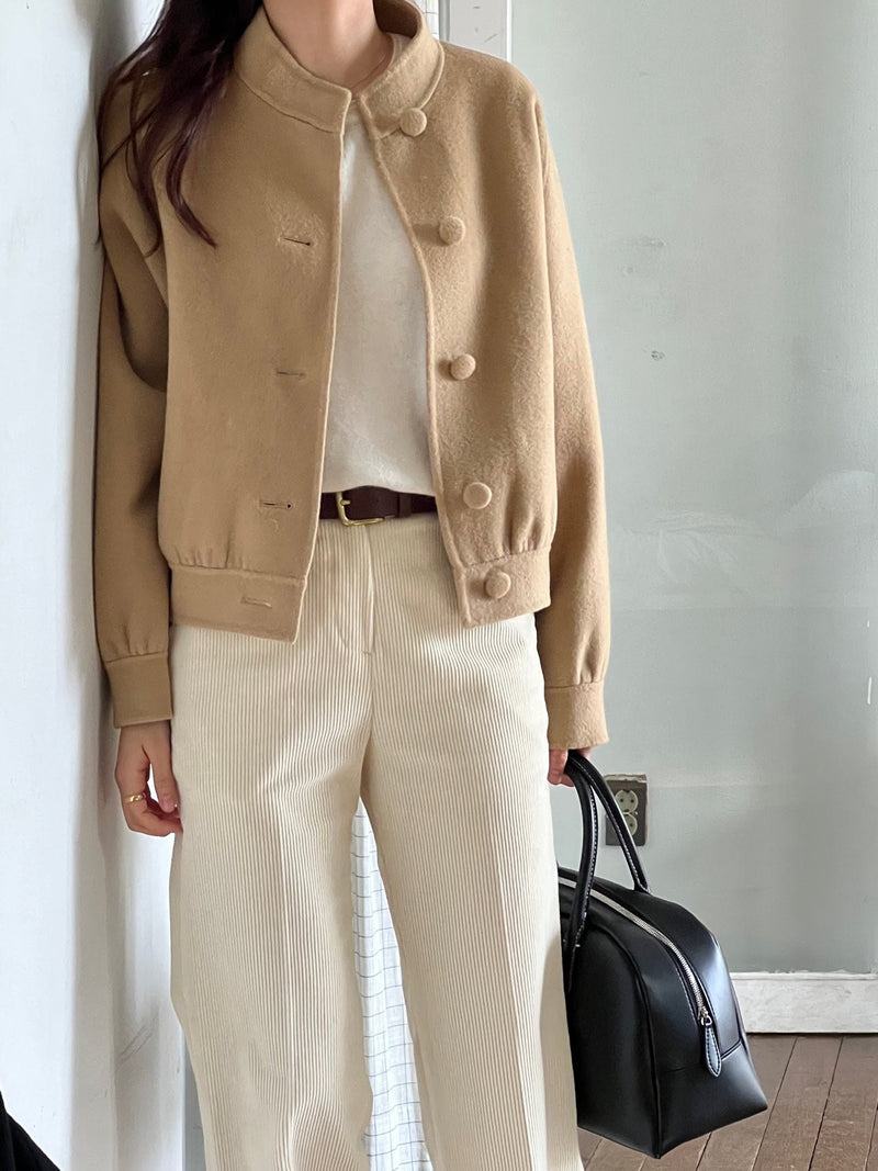 CORDUROY SEMI WIDE PANTS