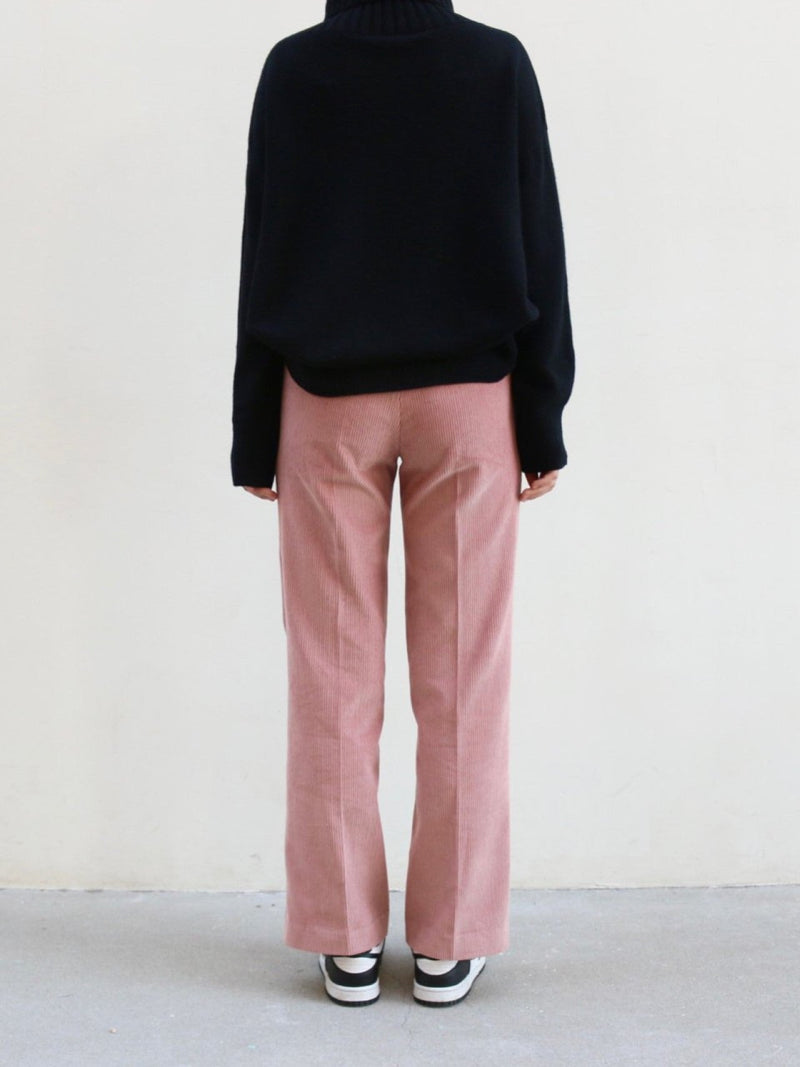 CORDUROY SEMI WIDE PANTS