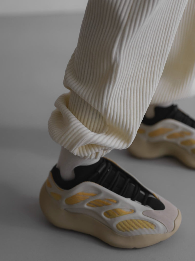 CORDUROY VELOUR JOGGER TROUSERS