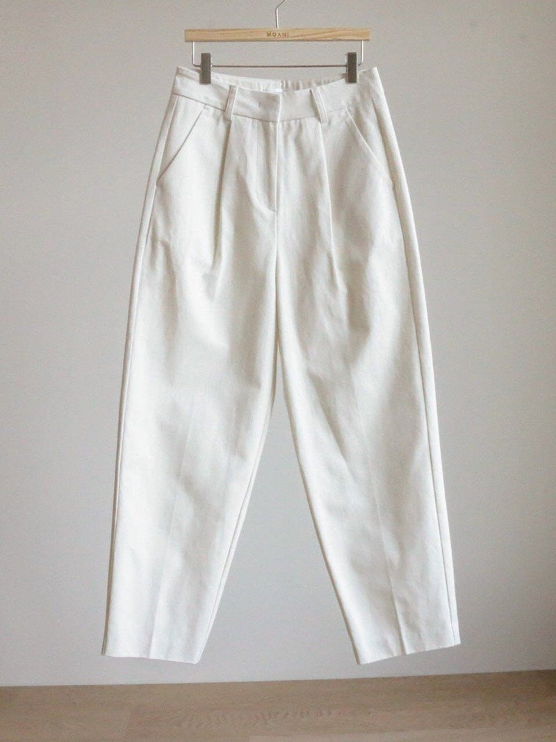 COTTON PIN TUCK CHINOS