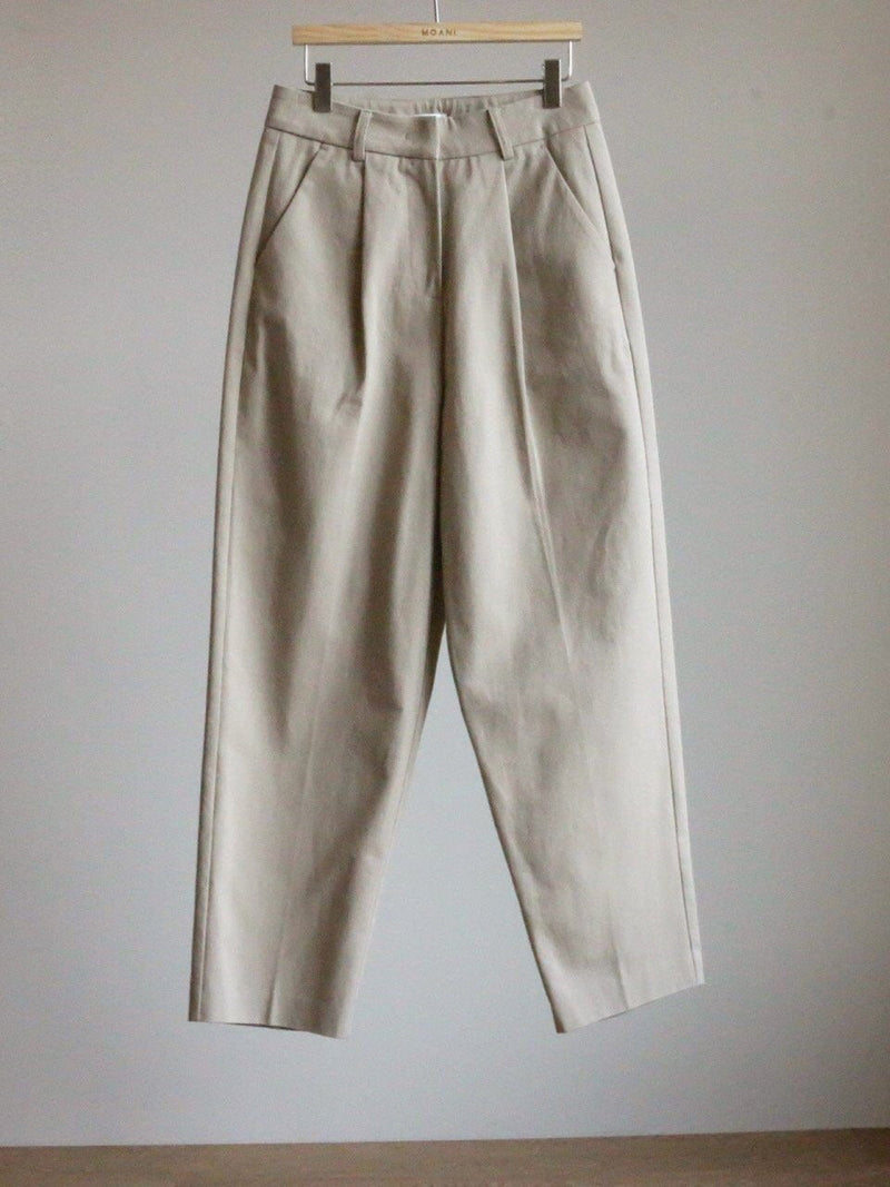 COTTON PIN TUCK CHINOS